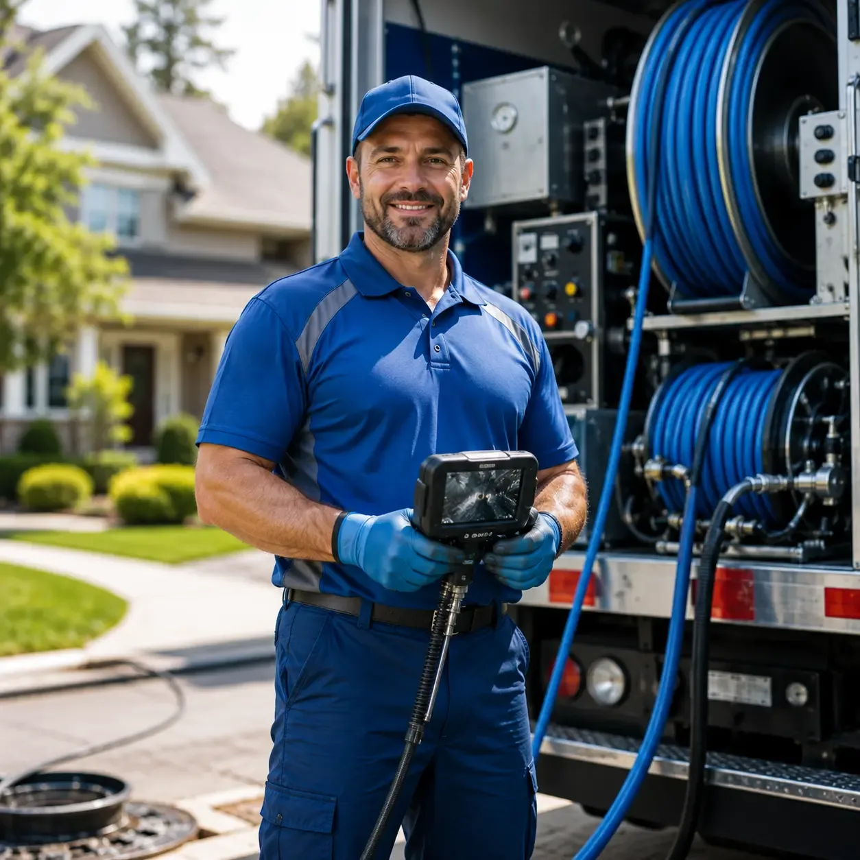 Local outdoor drain cleaning specialists in Wickett, TX